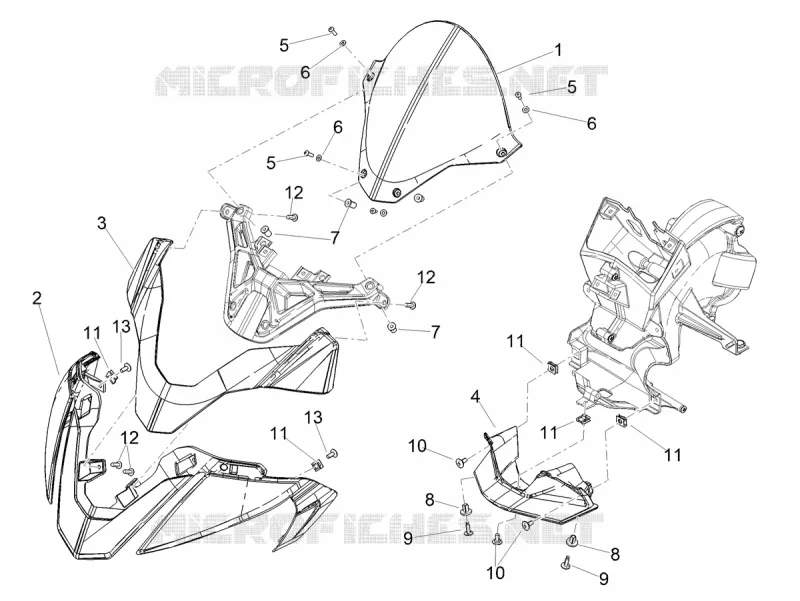 TETE DE FOURCHE Aprilia APRILIA-MOTORCYCLES 660 TUONO 2023  Tuono 660 4T 8V E5 Factory ABS