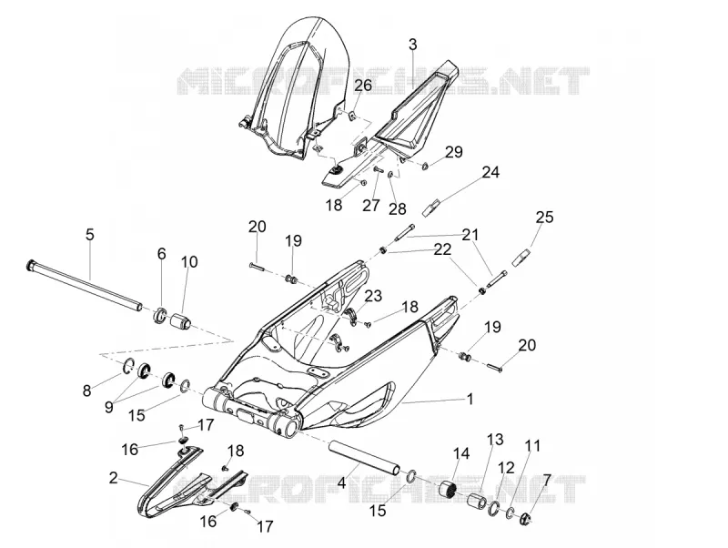 BRAS OSCILLANT Aprilia APRILIA-MOTORCYCLES 1100 TUONO 2025  Tuono V4 1100 E5+