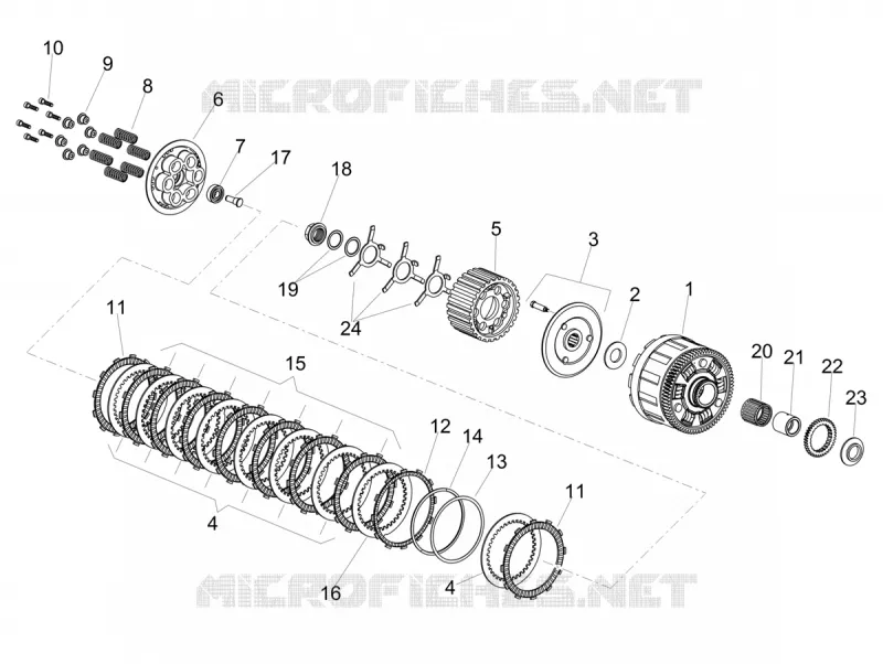 EMBRAYAGE Aprilia APRILIA-MOTORCYCLES 1100 TUONO 2025  Tuono V4 1100 E5+
