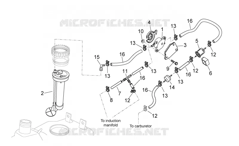 Alimentation Aprilia APRILIA-SCOOTER 125 ATLANTIC 2010  Atlantic E3