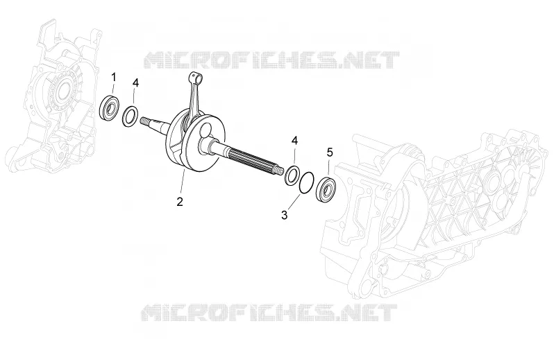 Arbre moteur Aprilia APRILIA-SCOOTER 125 ATLANTIC 2011  Atlantic E3