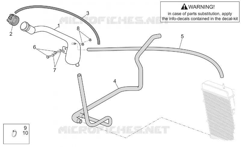 Vase d'expansion Aprilia APRILIA-SCOOTER 500 ATLANTIC 2003  Atlantic